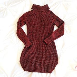 Cowl Neck Sweater Dress